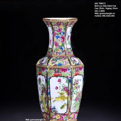 BÌNH LỤC GIÁC BÁCH HOA